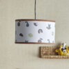 Bloomingville MINI Lampenkap Agnes Bamboe en stof