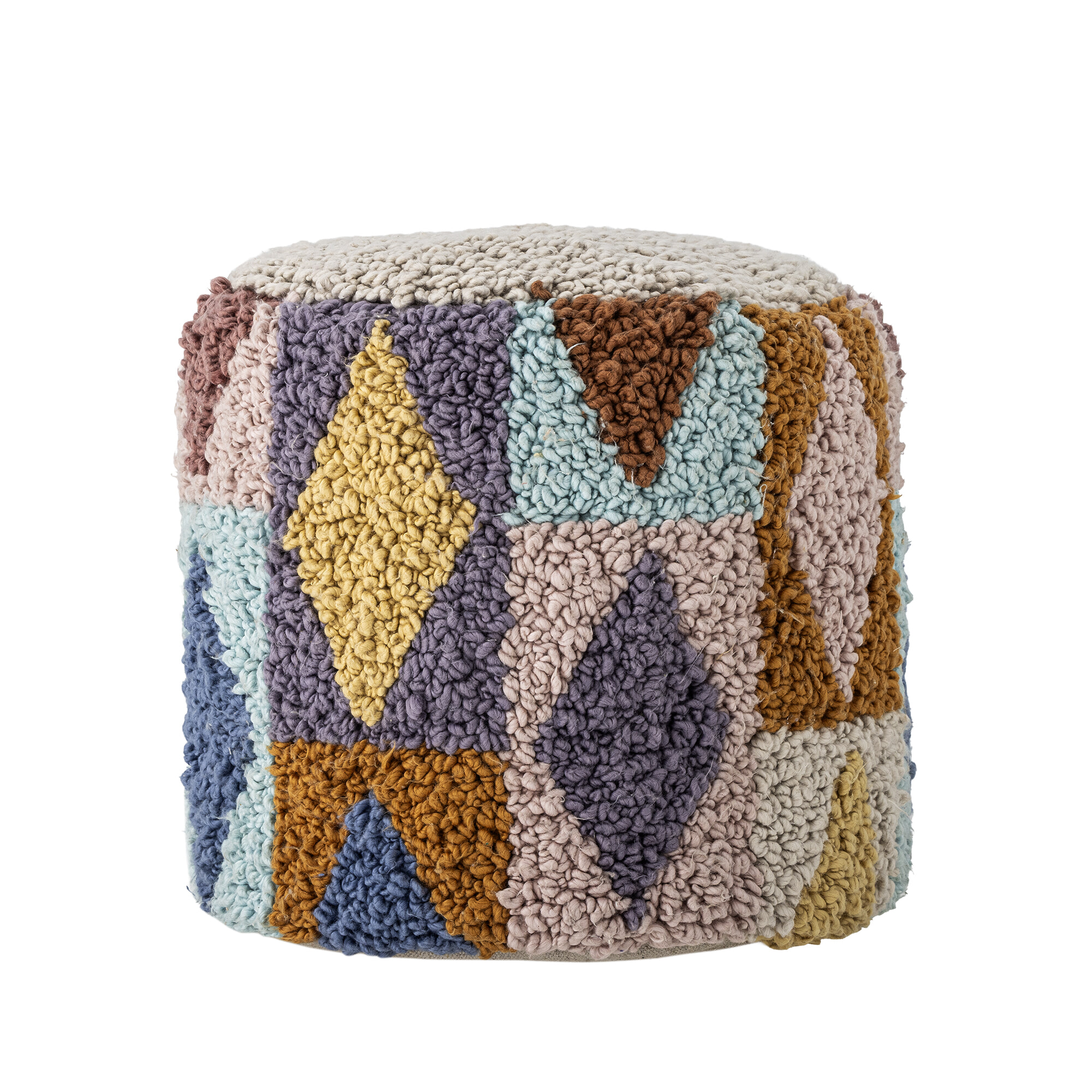 Bloomingville MINI Poef Miaki 34cm - Meerkleurig | Bloomingville MINI