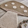 Bloomingville MINI Vloerkleed Mushroom - Bruin | Bloomingville MINI
