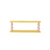 Bloomingville MINI Wandrek Bibiola 60cm - Geel/Roze | Bloomingville MINI