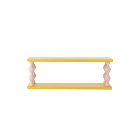 Bloomingville MINI Wandrek Bibiola 60cm - Geel/Roze | Bloomingville MINI