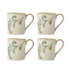 Bloomingville Mok Bethany Set van 4 stuks - Beige/Groen | Bloomingville