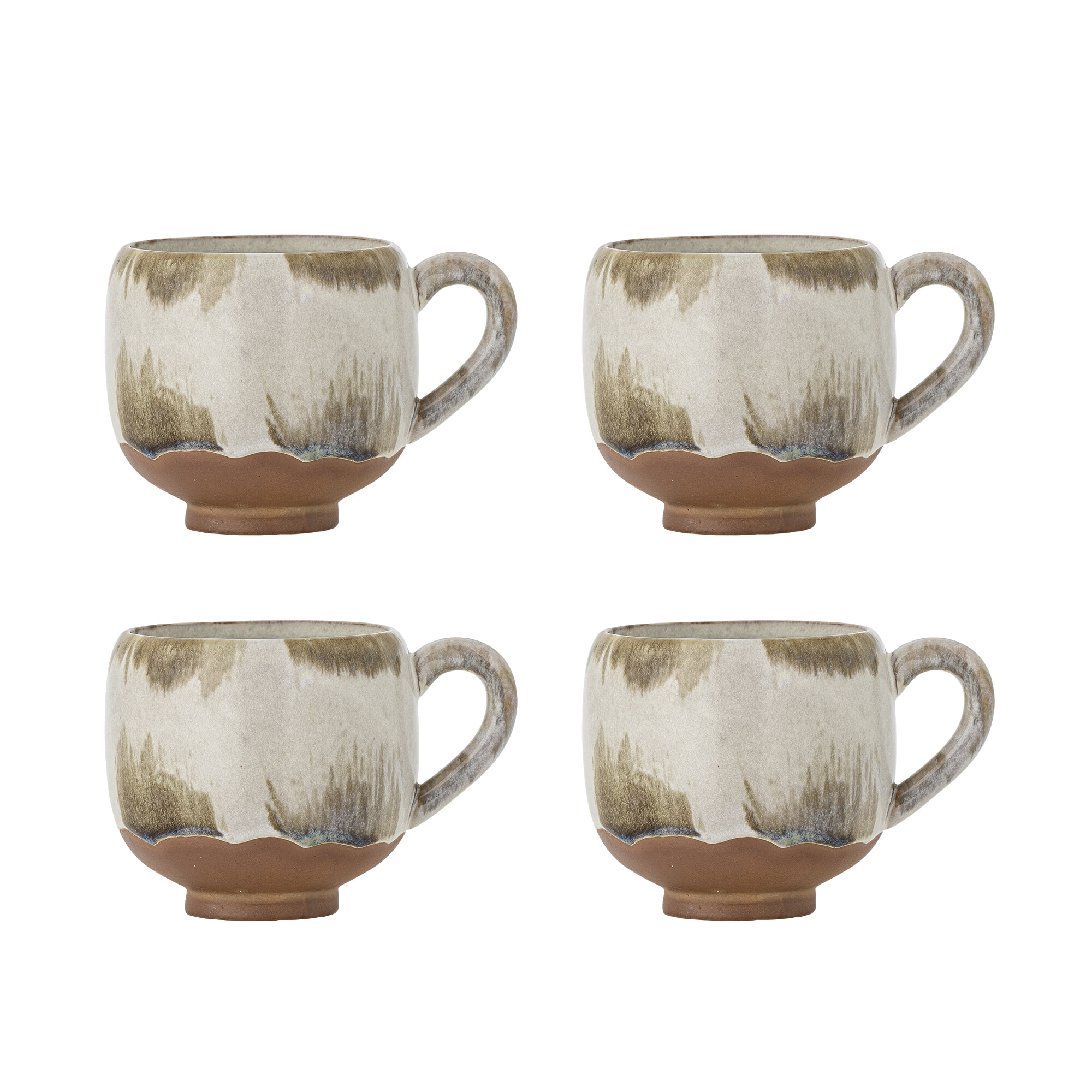 Bloomingville Mok Jade Set van 4 stuks - Naturel | Bloomingville