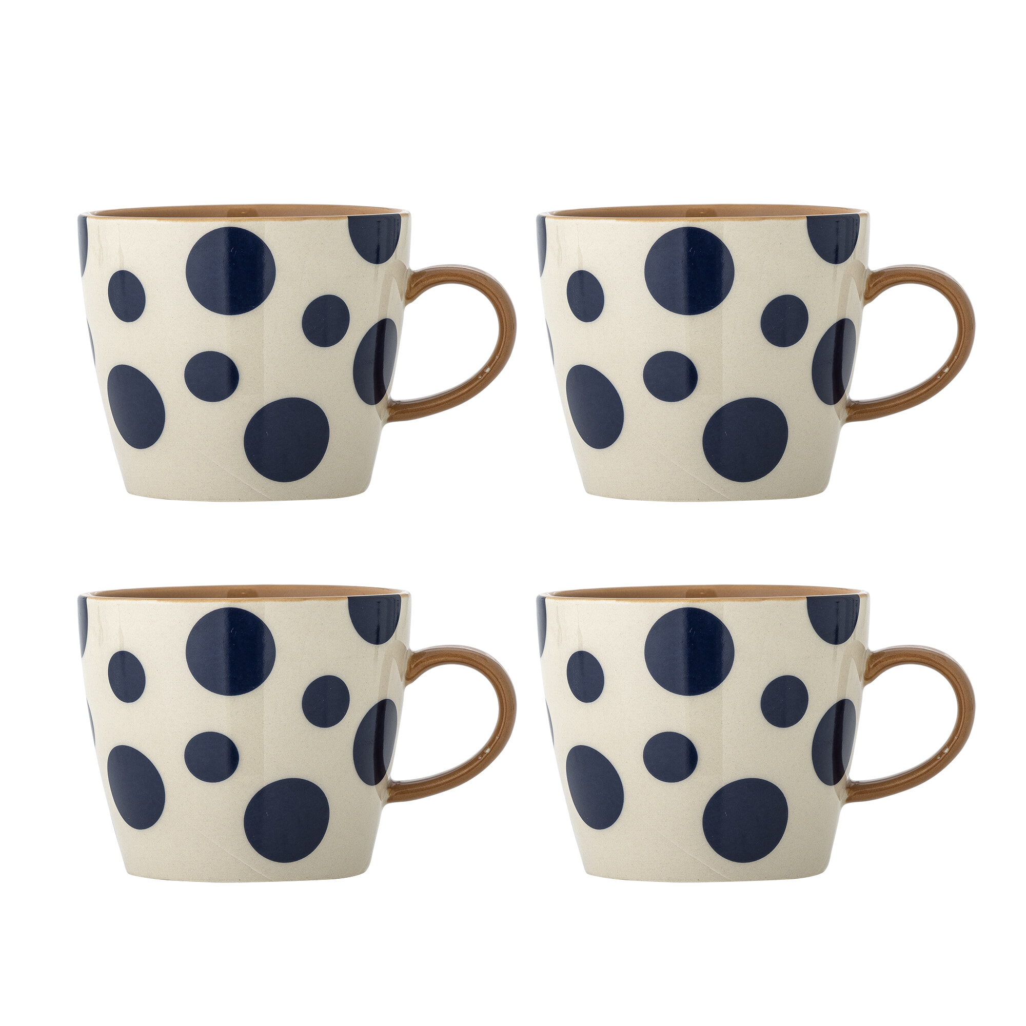 Bloomingville Mok Miri Set van 4 stuks - Meerkleurig | Bloomingville