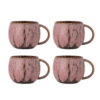 Bloomingville Mok Rayen Set van 4 stuks - Roze | Bloomingville