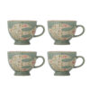 Bloomingville Mok Rosalynde Set van 4 stuks - Groen | Bloomingville