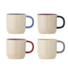 Bloomingville Mok Vista Set van 4 stuks - Meerkleurig | Bloomingville