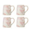 Bloomingville Mok Winnie Set van 4 stuks - Roze | Bloomingville