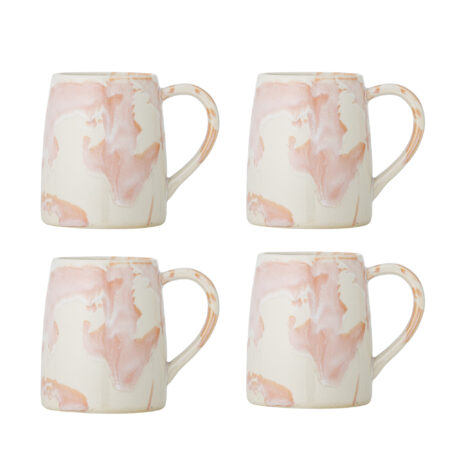 Bloomingville Mok Winnie Set van 4 stuks - Roze | Bloomingville