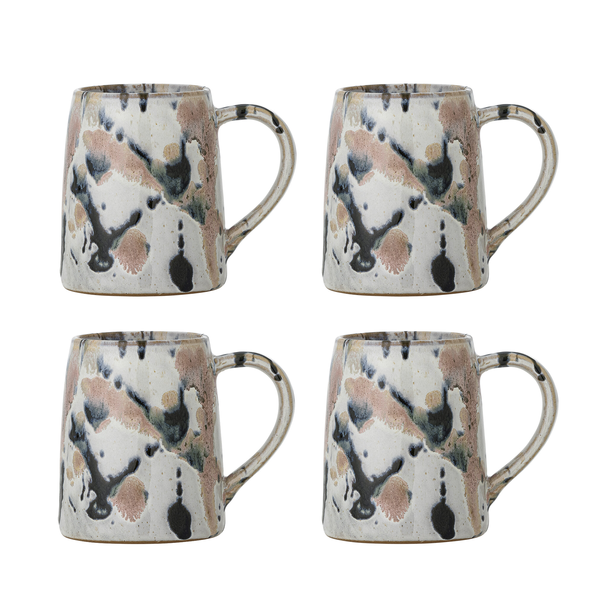 Bloomingville Mok Winnie Set van 4 stuks - Roze/Blauw | Bloomingville
