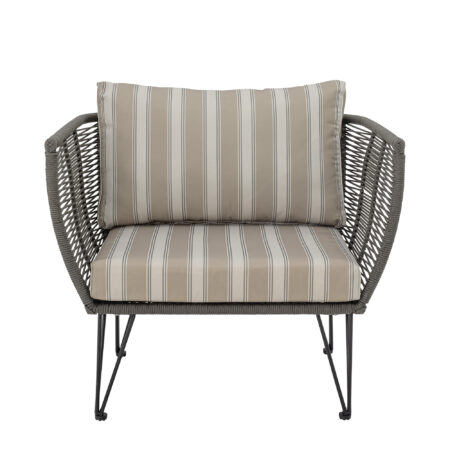 Bloomingville Outdoor Fauteuil Mundo Metaal en touw - Groen | Bloomingville