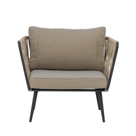Bloomingville Outdoor Fauteuil Pavone Metaal en touw - Bruin | Bloomingville