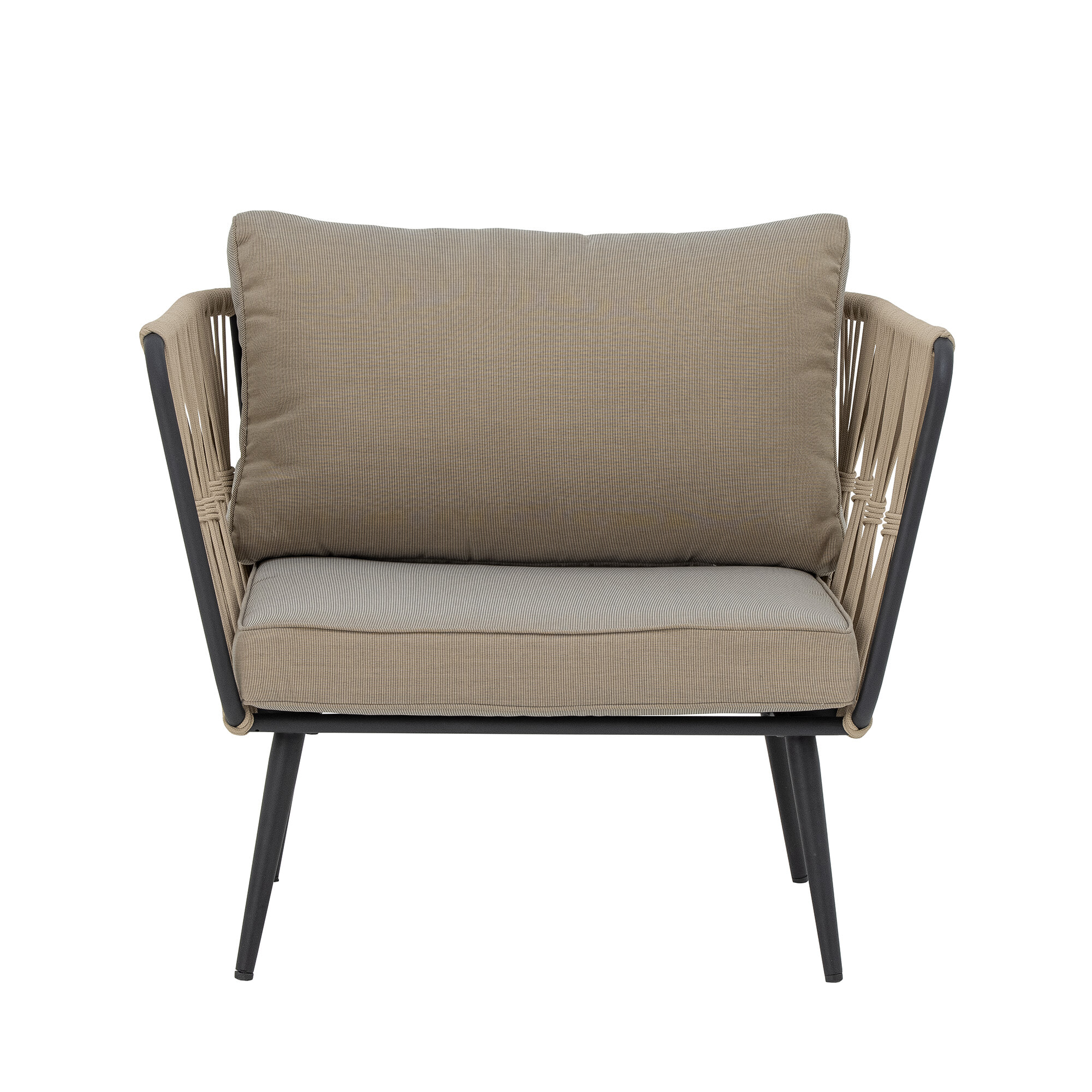 Bloomingville Outdoor Fauteuil Pavone Metaal en touw - Bruin | Bloomingville