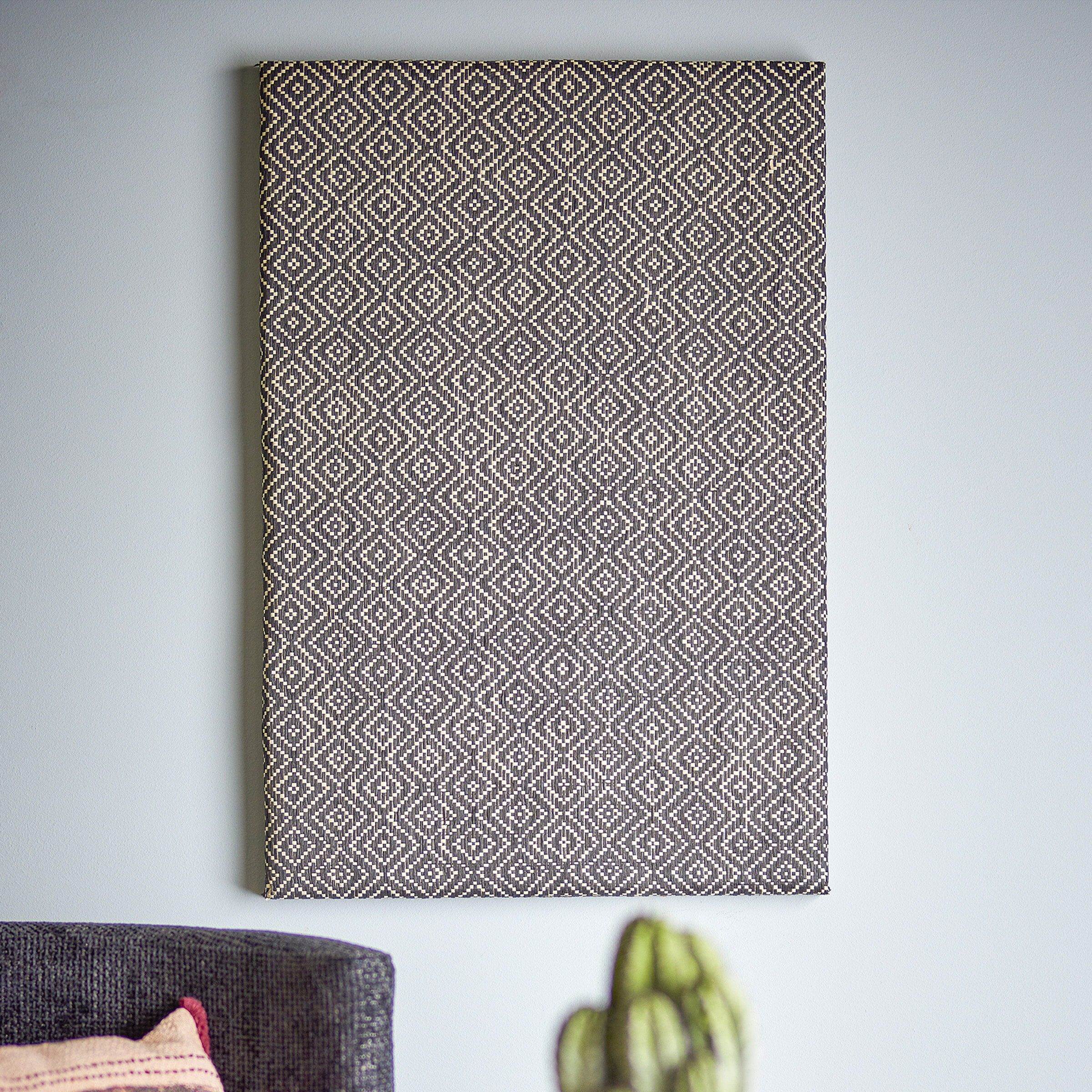 Bloomingville Prikbord Rivalta 71 x 48cm - Zwart | Bloomingville