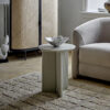 Bloomingville Ronde Bijzettafel Edith 40cm - Wit | Bloomingville