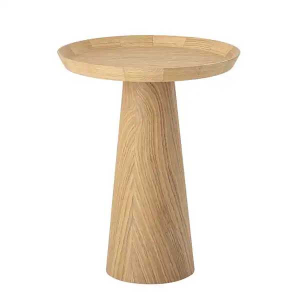 Bloomingville Ronde Bijzettafel Luana Eikenhout 44 x 54