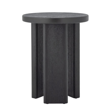 Bloomingville Ronde Bijzettafel Mimola 40cm - Zwart | Bloomingville