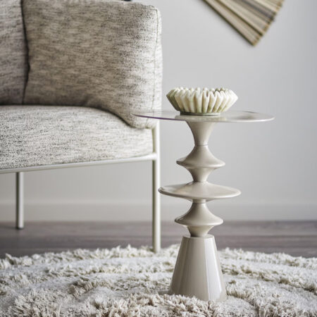Bloomingville Ronde Bijzettafel Samio 35cm - Naturel | Bloomingville