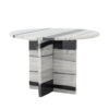 Bloomingville Ronde Salontafel Rosito Marmer 61cm - Wit | Bloomingville