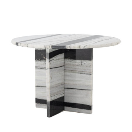 Bloomingville Ronde Salontafel Rosito Marmer 61cm - Wit | Bloomingville