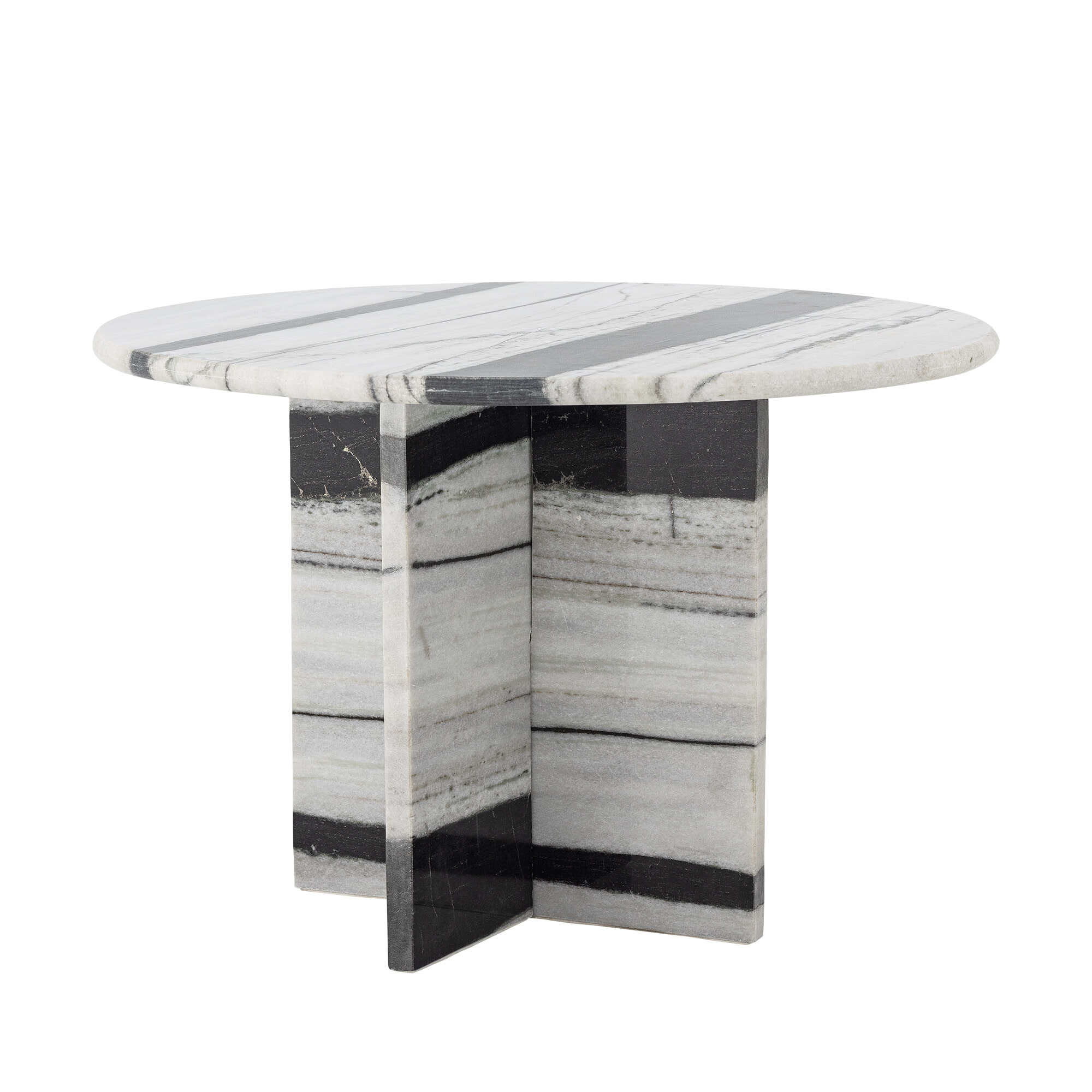 Bloomingville Ronde Salontafel Rosito Marmer 61cm - Wit | Bloomingville