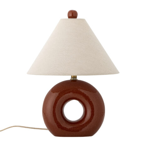 Bloomingville Ronde Tafellamp Panja 42cm hoog - Rood | Bloomingville
