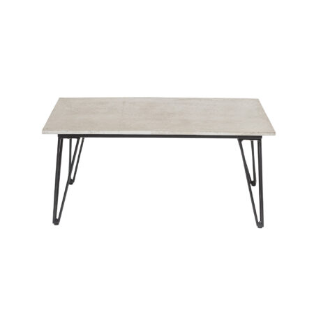Bloomingville Salontafel Mundo 90 x 60cm - Grijs - Vierkant | Bloomingville