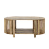 Bloomingville Salontafel Sali Mangohout 100 x 61cm - Naturel - Ovaal | Bloomingville