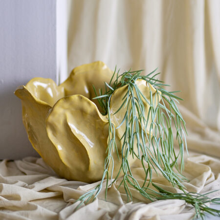 Bloomingville Schaal Bastien 25 x 18cm - Geel | Bloomingville
