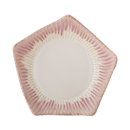 Bloomingville Schaal Floral 28cm - Roze | Bloomingville