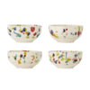 Bloomingville Schaal Freckles Set van 4 stuks - Meerkleurig | Bloomingville