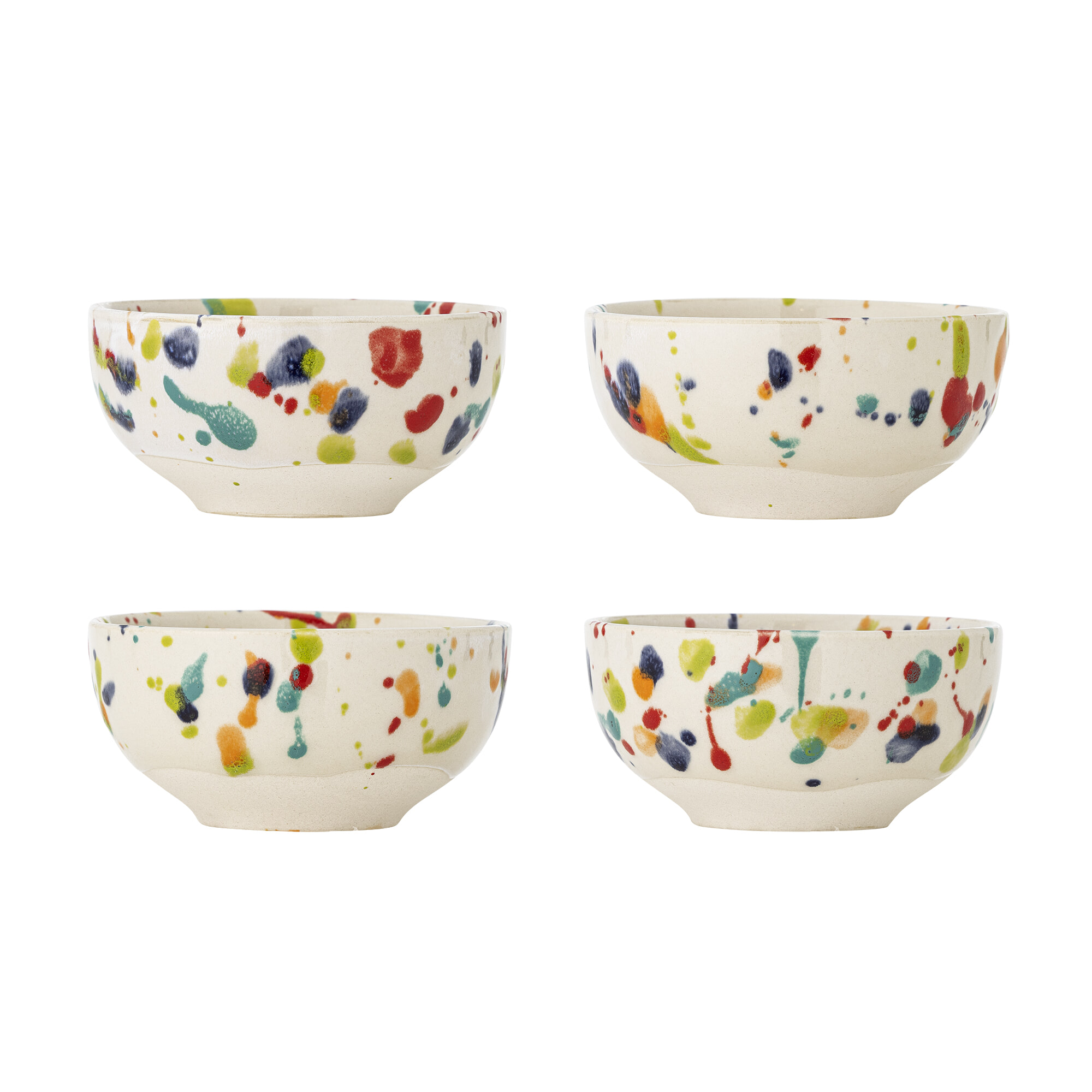Bloomingville Schaal Freckles Set van 4 stuks - Meerkleurig | Bloomingville