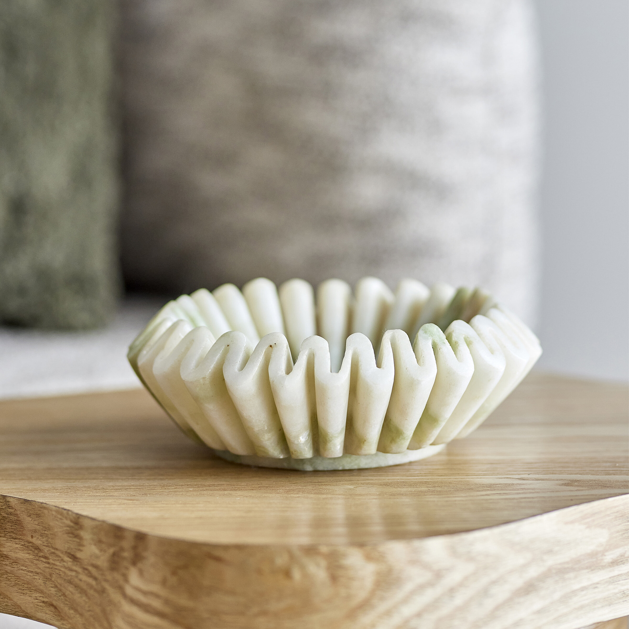 Bloomingville Schaal Harmonia Marmer - Groen | Bloomingville