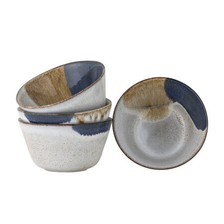 Bloomingville Schaal Jules Set van 4 stuks - Blauw | Bloomingville