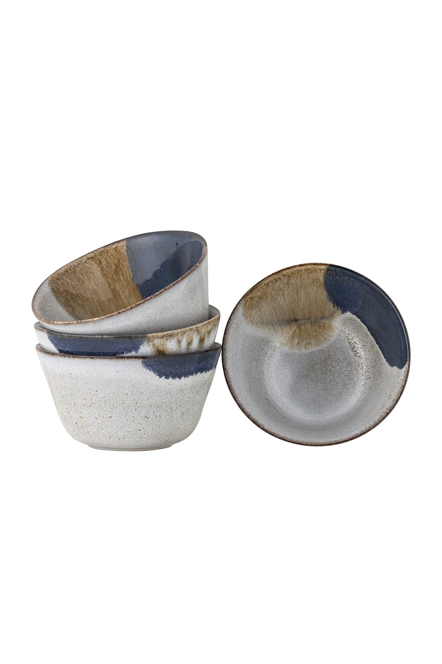 Bloomingville Schaal Jules Set van 4 stuks - Blauw | Bloomingville