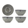 Bloomingville Schaal Katrina Set van 4 stuks - Grijs | Bloomingville