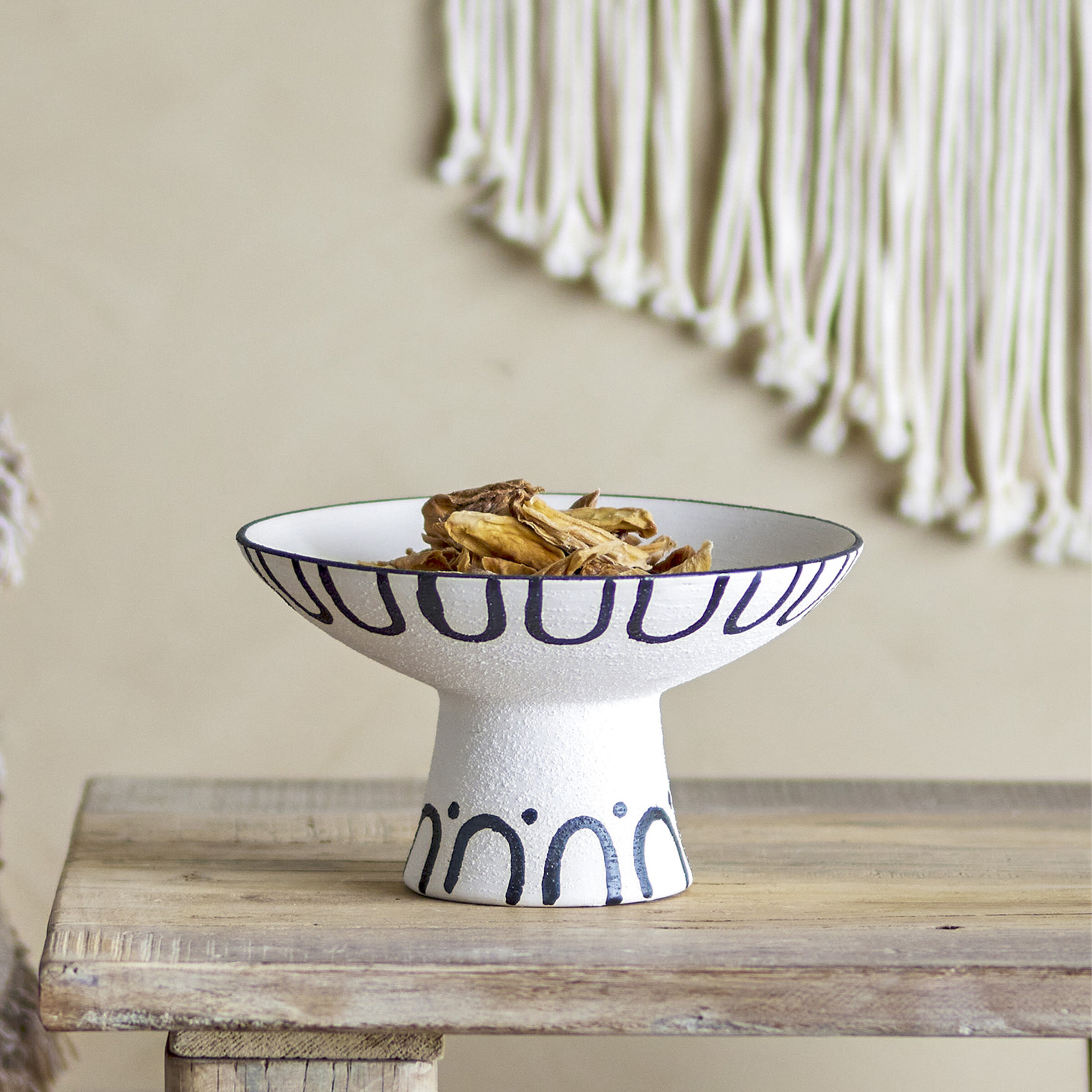 Bloomingville Schaal Mayotte 26cm - Zwart | Bloomingville