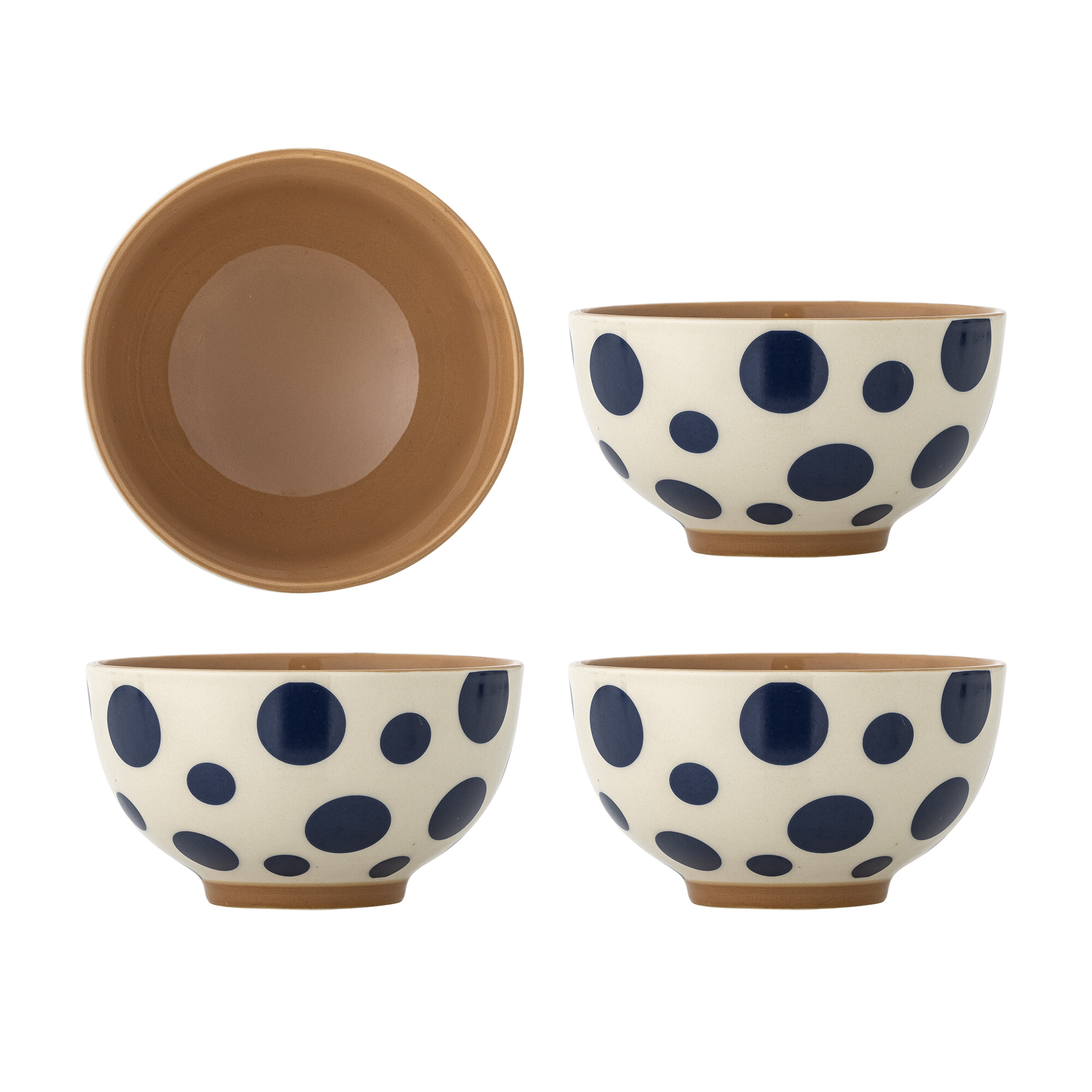 Bloomingville Schaal Miri Set van 4 stuks - Meerkleurig | Bloomingville