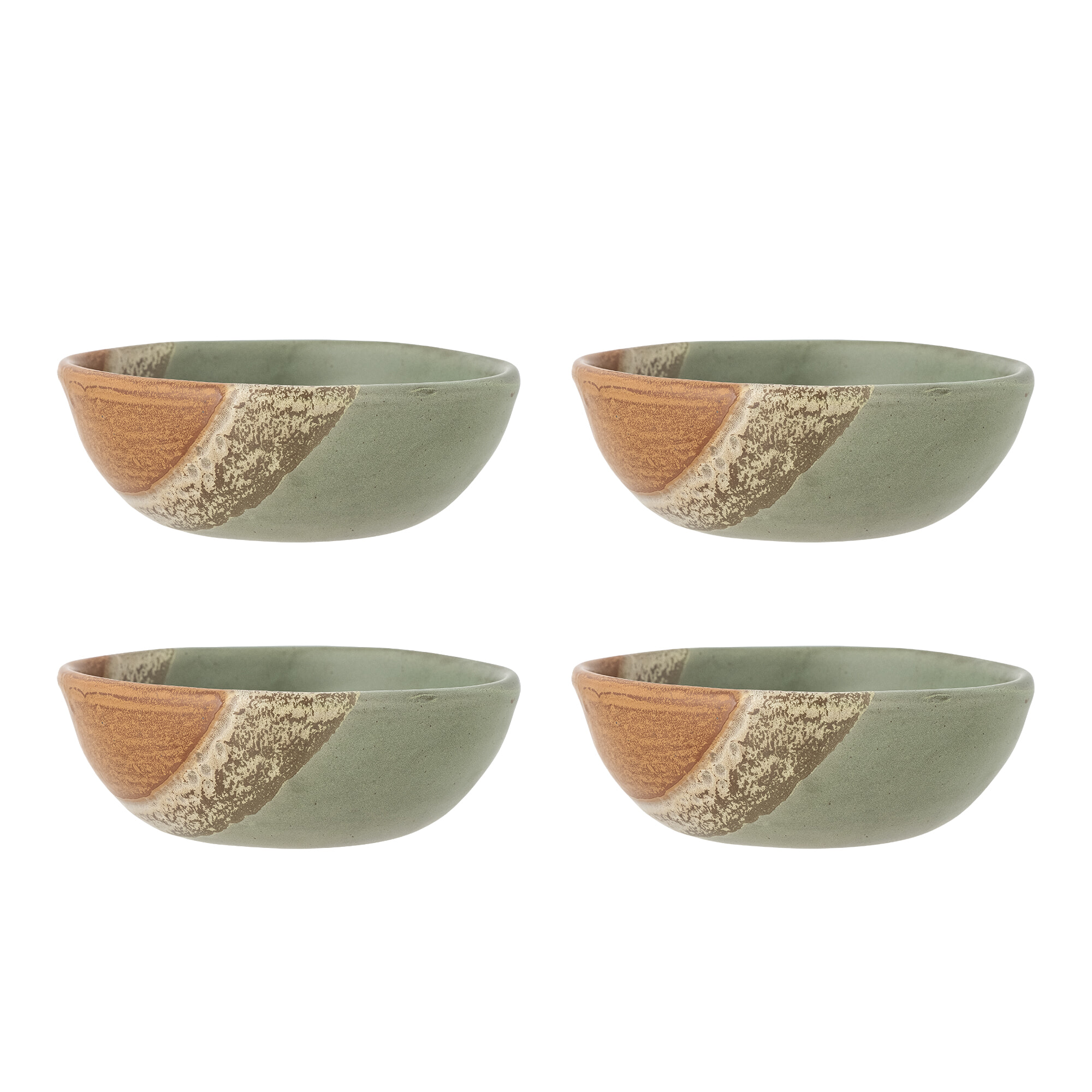 Bloomingville Schaal Paula Set van 4 stuks - Groen | Bloomingville