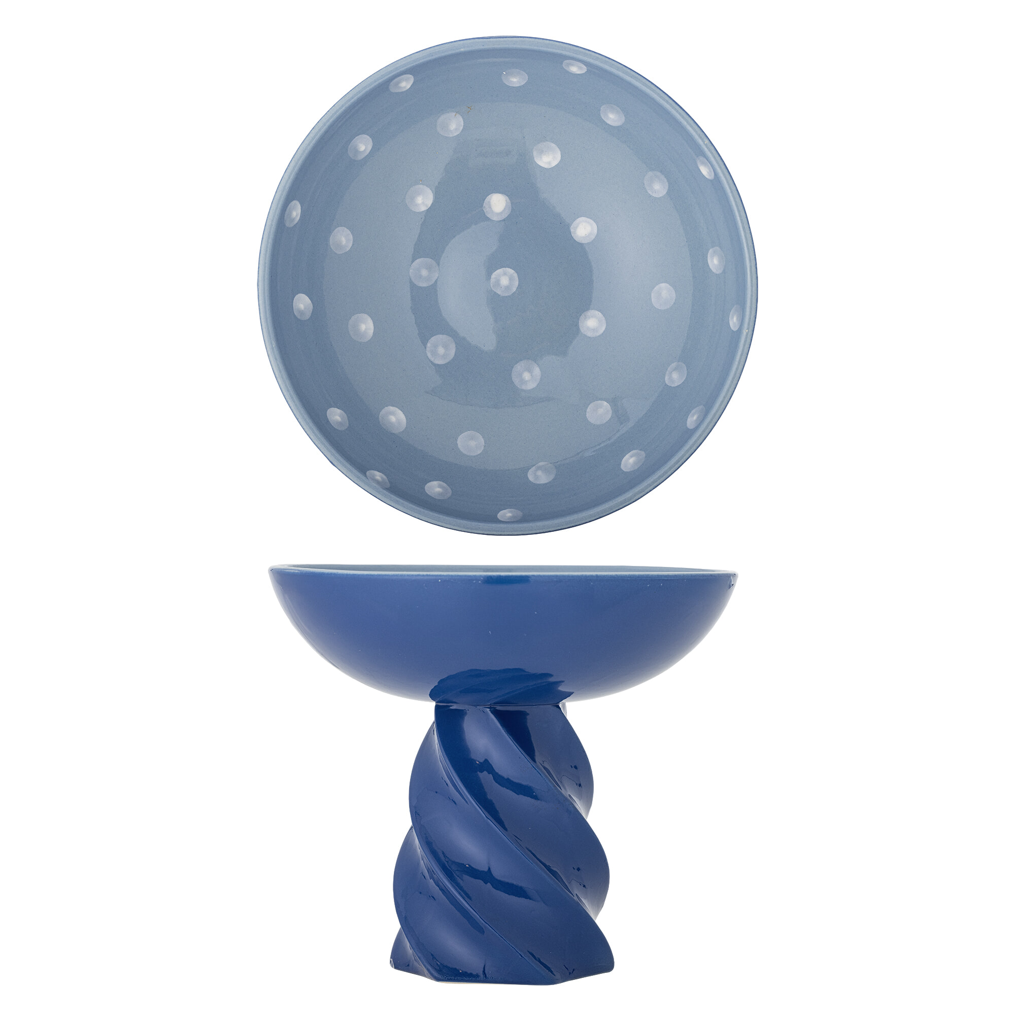 Bloomingville Schaal Riley 25cm - Blauw | Bloomingville