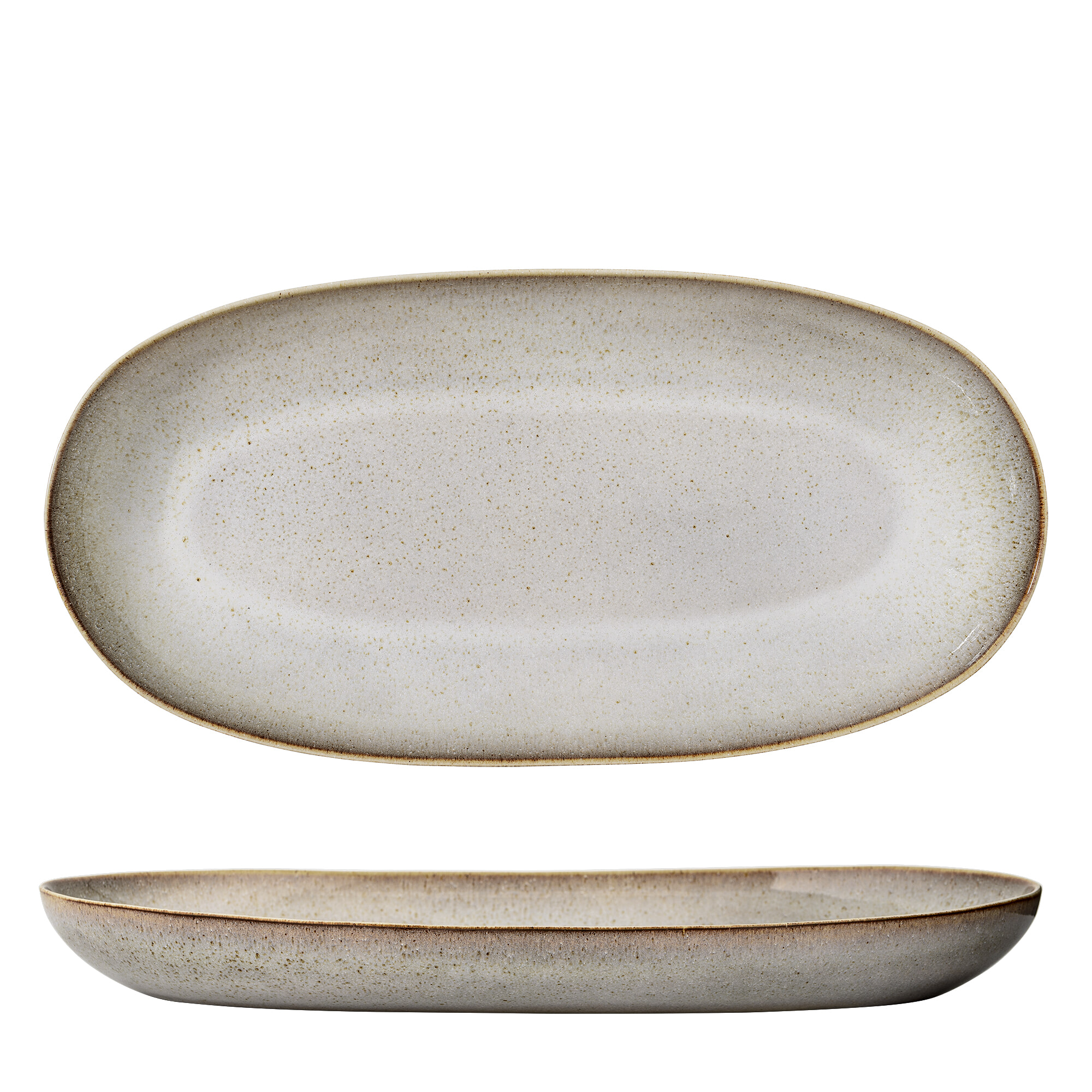 Bloomingville Schaal Sandrine 42 x 21cm - Naturel | Bloomingville