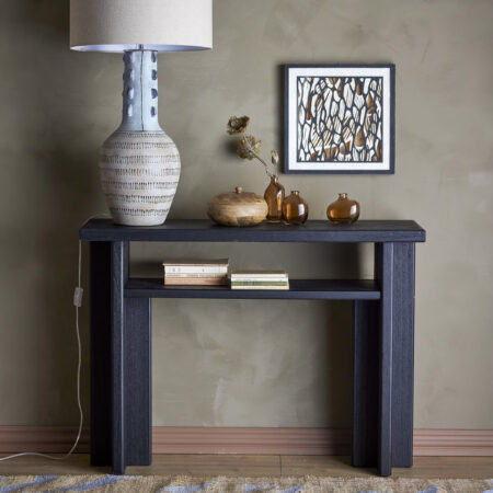 Bloomingville Sidetable Cupa 110 x 32cm - Zwart | Bloomingville
