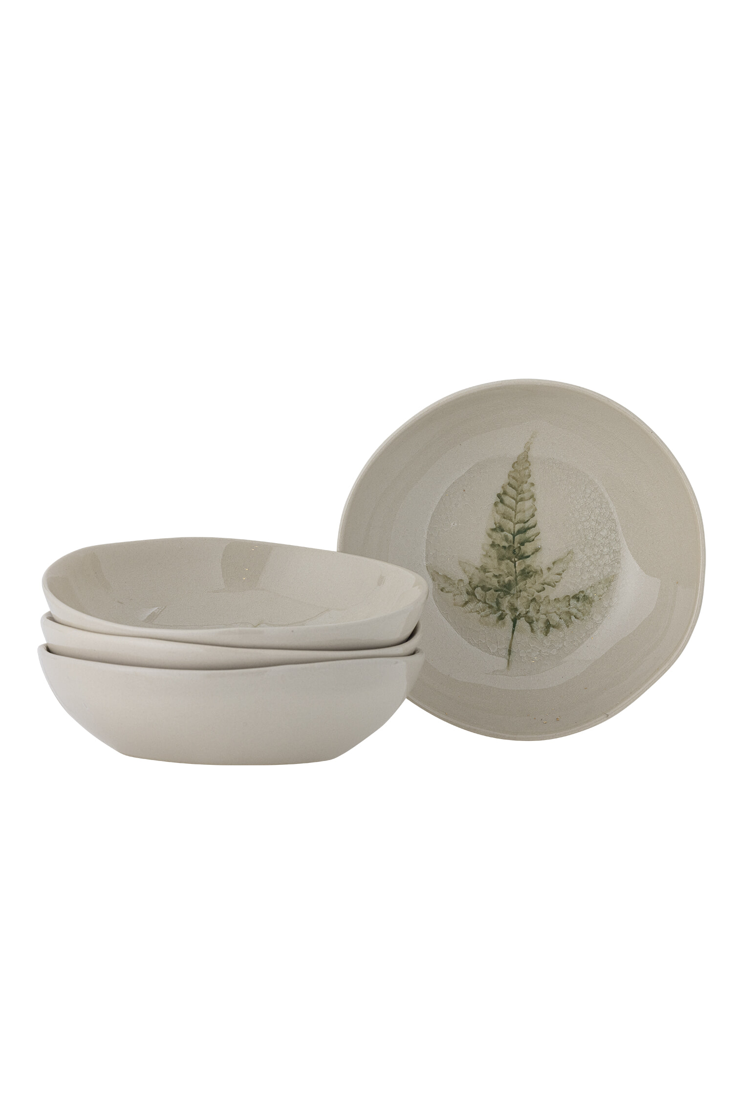 Bloomingville Soepbord Bea Set van 4 stuks - Naturel | Bloomingville