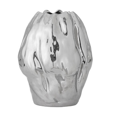 Bloomingville Vaas Bobby 29cm - Zilver | Bloomingville