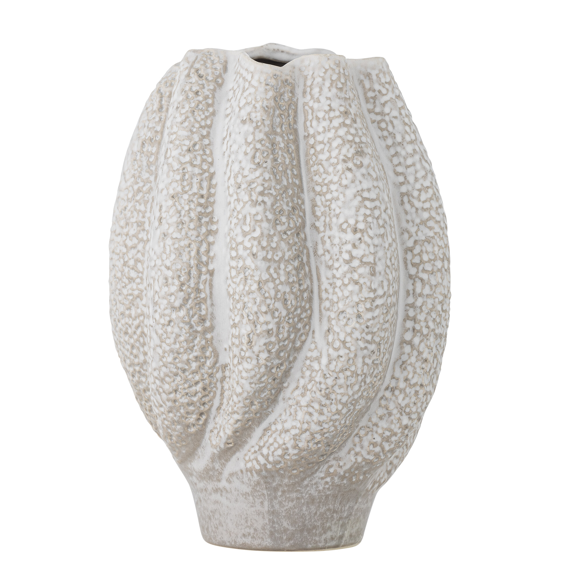 Bloomingville Vaas Cove 28cm hoog - Wit | Bloomingville