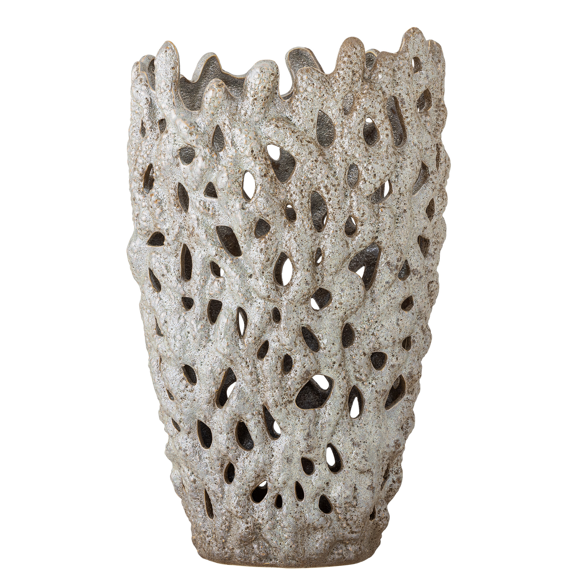 Bloomingville Vaas Eunice 37cm hoog - Wit | Bloomingville