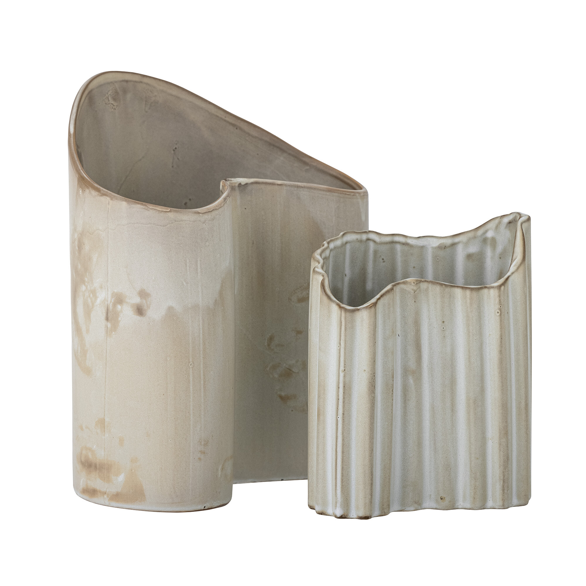 Bloomingville Vaas Henaj Set van 2 stuks - Bruin | Bloomingville