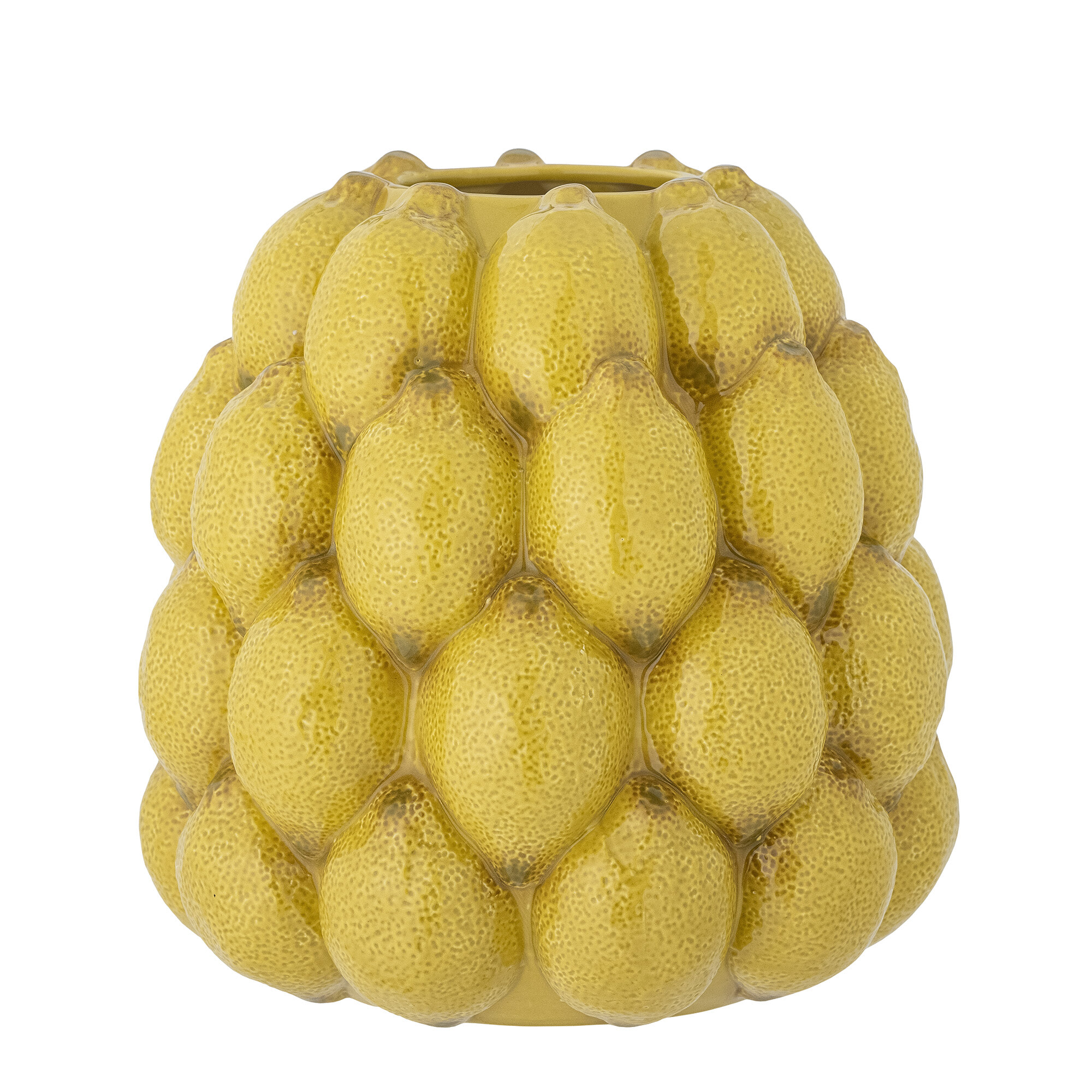 Bloomingville Vaas Limone 22cm hoog - Geel | Bloomingville