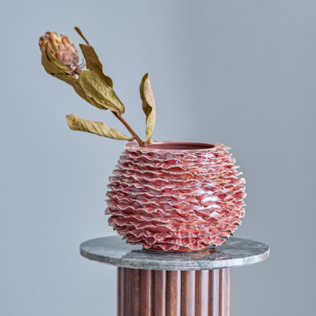 Bloomingville Vaas Morwen 16cm hoog - Roze | Bloomingville