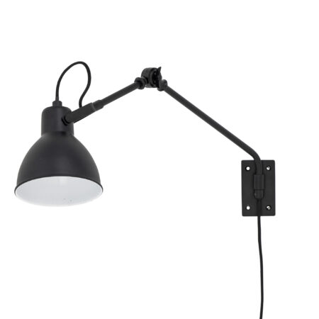 Bloomingville Verstelbare Wandlamp Jili - Zwart | Bloomingville